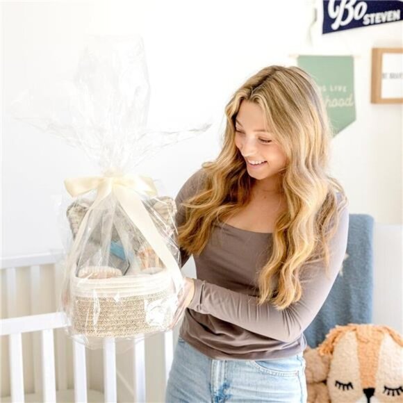 Cotton Rope Storage Baskets Set of 3 Small Woven Organizer Bins for Shelves - Picture 5 of 7